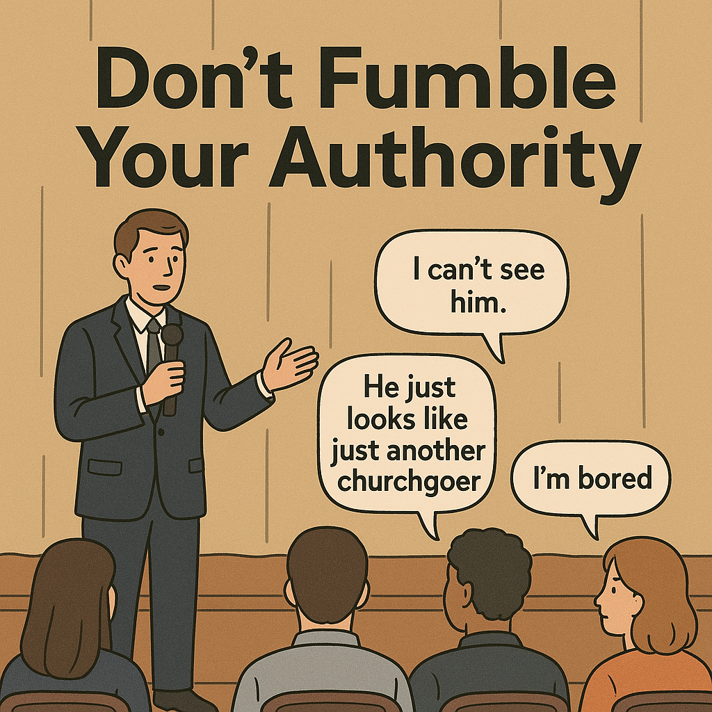Don't Fumble Your Authority